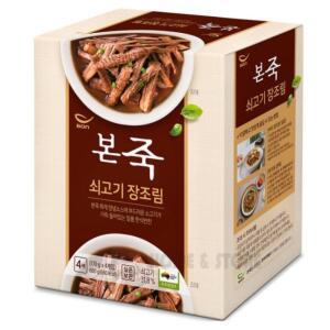 본죽 쇠고기 장조림 170g 4개입 실온보관