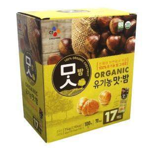 CJ제일제당 유기농 맛밤 42gX17팩/간식/견과/군밤