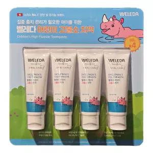 WELEDA 벨레다 어린이 고불소치약 60g X 4개