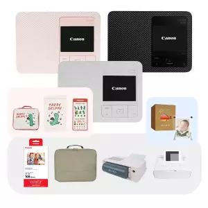 캐논 셀피 CP1500+RP-108+필름+브라운케이스+휴대용 배터리패키지+한정판 조구만 패키지