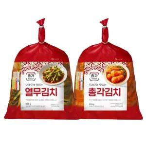 종가집 총각김치850g열무김치900g혼합팩