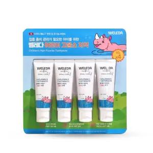 벨레다 어린이 고불소치약 60g x4개