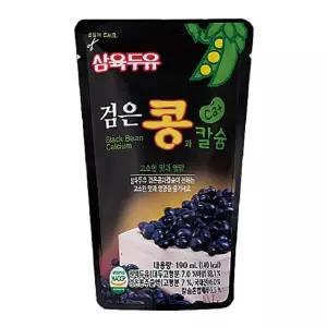 [삼육두유] 검은콩과 칼슘 파우치 190ml*60팩