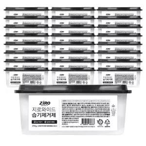 지로 와이드 습기제거제 250g 24개입 대용량 제습제