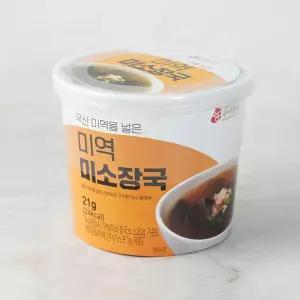 주비푸드 미역 미소장국 21g/개