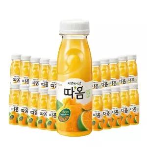빙그레 자연에서 갓 따옴 천혜향 한라봉 청귤 주스 235ml 20개