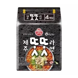 [오뚜기] 제주 라면 4개입[35570015]