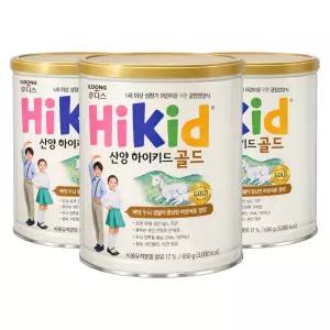 후디스 하이키드 골드 산양 분유 650g 3개