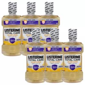 리스테린 토탈케어 검케어 마일드, 250ml, 6개
