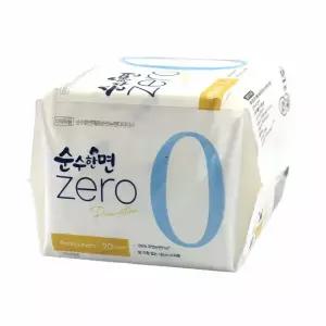 가볍게 쏙 생리대 깨끗한나라 순수한면 제로 팬티라이너 20매x5입