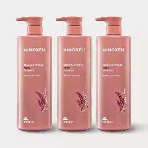 마이녹셀 맥주효모 로즈PDRN 탈모샴푸 1000ML 3개