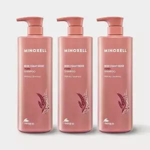 [신세계라이브쇼핑]마이녹셀 맥주효모 로즈PDRN 탈모샴푸 1000ML 3개