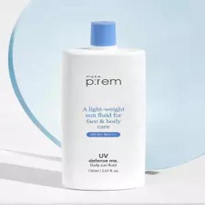 [메이크프렘]메이크프렘 유브이 디펜스 미 데일리 선플루이드 150ml( 랜덤 선크림 10ml)