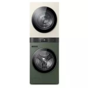 [LG]전자 트롬 AI 오브제컬렉션 워시타워 세탁기 건조기 세트 WA2525GEHF