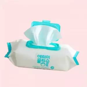 제조 애터미 물티슈 70매 x 8개 1박스 도톰한 밀봉캡형 4443433
