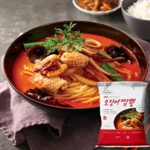 미인중식홍야 미인중식 홍야오징어 짬뽕 소스2+중화면2