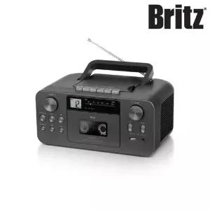 브리츠 BZ-LX50BT 휴대용 라디오 카세트 CD 플레이어 블루투스 스피커