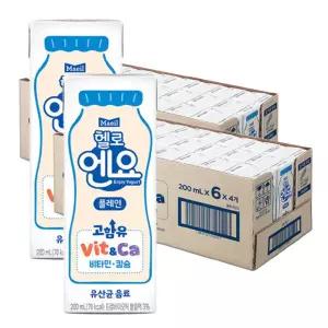 헬로엔요 플레인 200ml x 48팩 586850