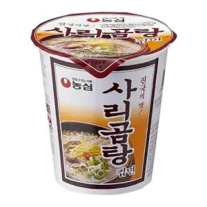 라면 농심 사리곰탕 소컵 61gx6컵