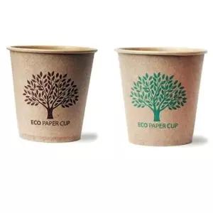 디자인종이컵 일회용 크라프트 종이컵 자판기 컵 1000개