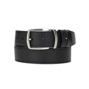 [에스티듀퐁](강남점)26 핀 버클 실버 35mm 양면 벨트 블랙그레인/블랙스무스 CJ8352000KR