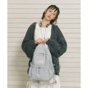 MASMARULEZ mini ver. Ribbon pocket backpack_Fog blue 129800