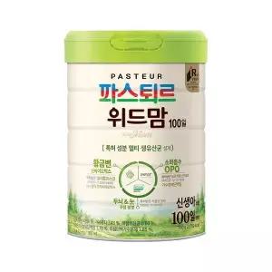 파스퇴르 파스퇴르 위드맘 신생아 100일분유 750g 1캔