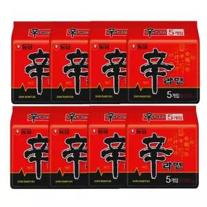 농심 신라면120g, 5입,8개 40개