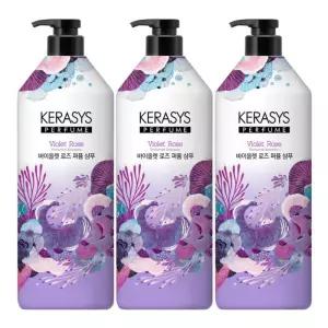 케라시스 퍼퓸 바이올렛 로즈 샴푸 1L X 3개