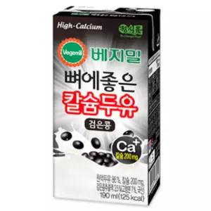 정식품 베지밀 뼈에 좋은 칼슘두유 검은콩 190ml 72개