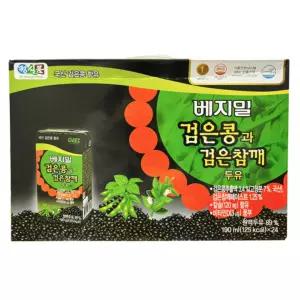 정식품 베지밀 검은콩과 검은참깨 190ml 72개
