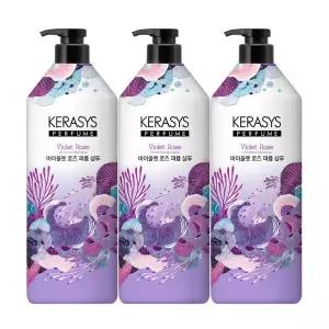 케라시스  바이올렛 로즈 퍼퓸 샴푸 1L 3개