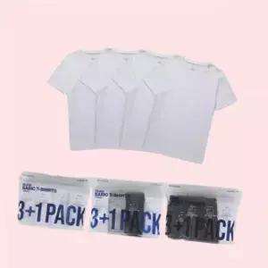 폴햄 공용 3+1팩 반팔티 반팔 티셔츠 상의 패키지 PHF5TR3100 4699630