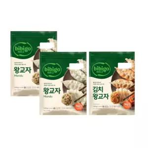 비비고 왕교자 1.05kg 2개 + 김치왕교자 1.05kg 1개