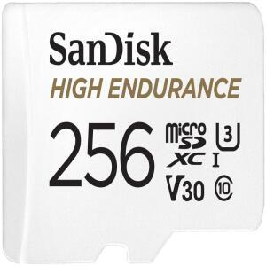 SanDisk MicroSDXC 256GB SDSQQNR-256G Heavy Duty Dash Cam Action Compatible with