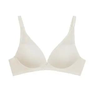 [원더브라][Wonderbra] V넥 노와이어 브라 오트밀 WBWBR4N30T