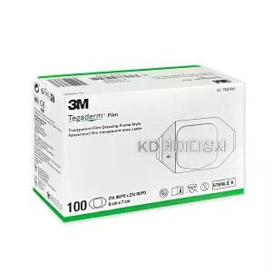 3M 테가덤 1624W 6cmX7cm 100매 투명 필름 드레싱
