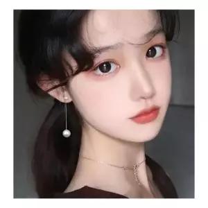 여성드롭귀걸이 드롭 진주 귀걸이 여성 롱귀걸이