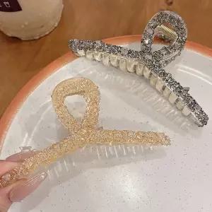 클립 큐빅 헤어 올림머리 큰집게핀