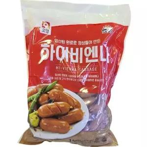 오양 하이비엔나 1kg 아이스박스포장