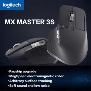 Logitech MX Master 3S 무선 Bluetooth 마우스 비즈니스 오피스 소프트톤 인체공학적