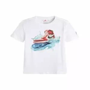 나이키 조던 조던AJ1웨이브반팔티셔츠 (주니어) N252TS343P WH