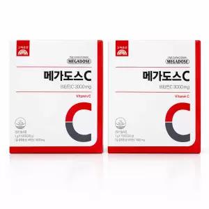 고려은단 메가도스C 비타민C 3000mg X 100포 (300g), 2개