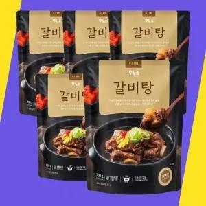 [(주)에이치앤유푸드] 하누소 갈비탕700g 5팩