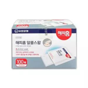 [유한양행] 해피홈 알콜스왑 100매
