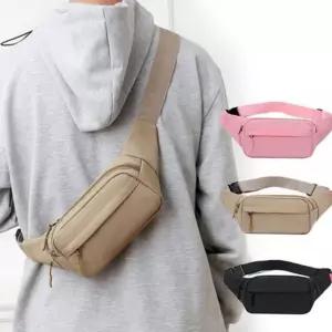 남녀공용 데일리 힙색 캐주얼 크로스 여행용 허리 수납 크로스 보조가방 슬링 캐주얼 여행용 힙색