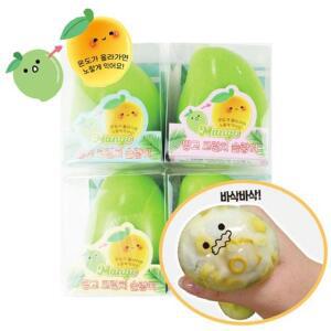변색 망고 크런치 슬랑이 1EA 고무볼 와꾸볼 왁꾸볼 스퀴시