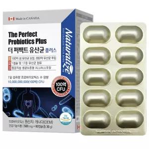 네추럴라이즈 더 퍼펙트 100억 생 유산균 프로바이오틱스 플러스 60캡슐 2개월분
