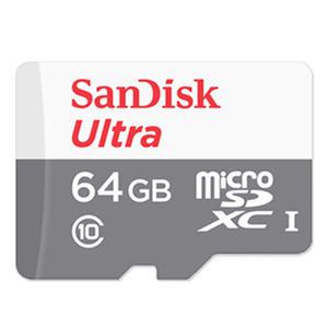 샌디스크 마이크로 SD 카드 울트라 64GB 64기가 핸드폰 닌텐도 카메라 메모리 SQUNR ENL