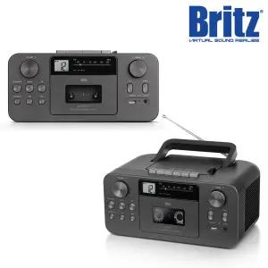 브리츠 BZ-LX50BT 휴대용 블루투스 스피커 FM 라디오 CD 플레이어 카세트